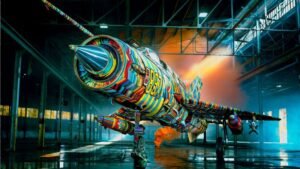 Ralph Ziman spent five years and used 35 million beads to transform a supersonic jet